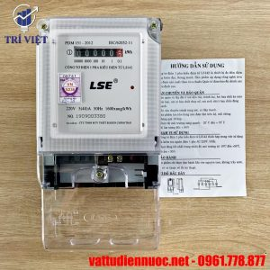 Đồng hồ điện điện tử LSE LS142 có 1 pha 2 dây